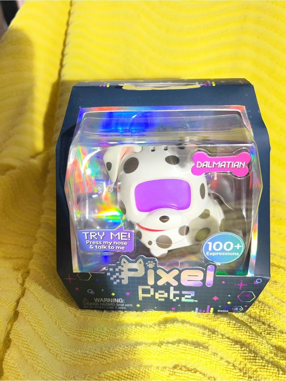 Interactive Toy - Corgi & Dalmatian (Yellow, White)
